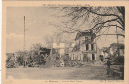 KO 19-(82) MOISSAC- INONDATIONS 1930 - AVENUE HENRI CAYROU - DECOMBRES - 2 SCANS - Überschwemmungen