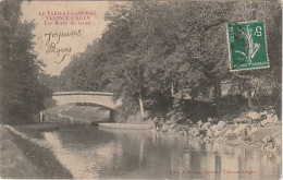 KO 20-(82) VALENCE D' AGEN -  LES BORDS DU CANAL - LAVANDIERES - 2 SCANS - Valence