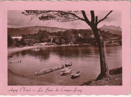 KO 21-(83) AGAY - LA BAIE DE CAMP LONG - PONTONS - BARQUES - CARTE  COULEURS - 2 SCANS  - Autres & Non Classés