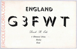 Ad9110 - GREAT BRITAIN - RADIO FREQUENCY CARD - 1950 - Radio