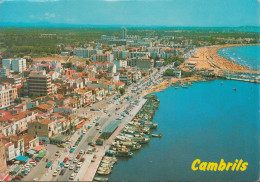 Spanien - Cambrils - Costa Dorada - Air View - Beach And Street - Cars - Stamp - Tarragona