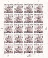 USA - Feuille De 20 Autocollants USS Constellation - Unused Stamps