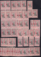 INDE - 66 X Croix-Rouge De 1916 - Unused Stamps