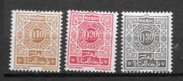 TAXE- 1965 - N° 57 à 59* MH -  - Morocco (1956-...)