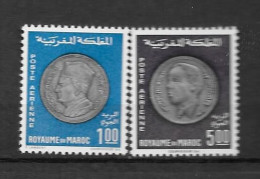 PA - 1969 - N° 117 à 118* MH - Monnaies Nationales - Marokko (1956-...)