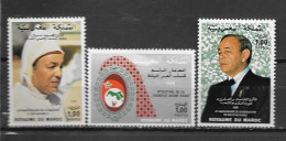 1979 - N° 831 + 832 + 833 * MH - 50 Ans Roi Hassan II - Jeunesse Arabe à Rabat - Morocco (1956-...)