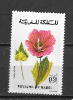 1977 - N° 787* MH - Fleurs - Morocco (1956-...)