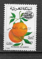 1974 - N° 709 * MH - Recensement Agricole - Marocco (1956-...)