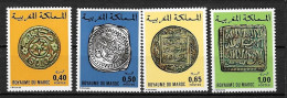 1975 - N° 746 à 749*MH - Monnaies Anciennes - Morocco (1956-...)