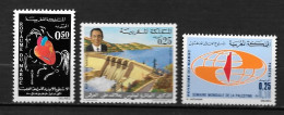 1970 - N° 613 + 614 + 615* MH - Semaine Du Coeur - 10 Ans Couronnement - Palestine - Morocco (1956-...)