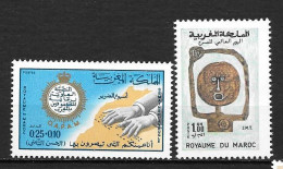 1969 - N° 584 à 585* MH - Protection Des Aveugles - Journée Mondiale Du Théâtre1969 - N° 582 à 583* MH - Costumes - Marocco (1956-...)