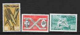 1965 - N° 497 + 499 + 500* MH -  - Maroc (1956-...)