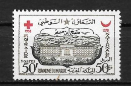 1958 - N° 389**MNH - Entraide Nationale - Marruecos (1956-...)