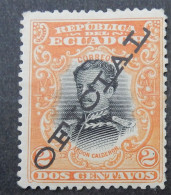 Ecuador 1899 (1a) Abdon Calderon Overprinted Oficial - Equateur