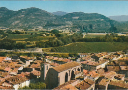 KO 24-(83) LE MUY - VUE AERIENNE  - L' EGLISE - CARTE COULEURS - 2 SCANS - Le Muy