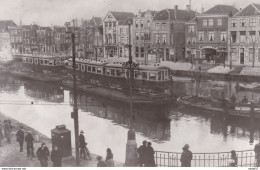 Alkmaar Langestraat Netherlands Holland Old Tramways On Boat - Strassenbahnen