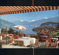 12612061 Spiez BE Hotel Des Alpes Terrasse Spiez - Otros & Sin Clasificación