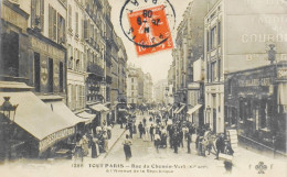 CPA. [75] > TOUT PARIS > N° 1388 - RUE DU CHEMIN VERT A L AVENUE DE LA REPUBLIQUE - (XIe Arrt.) - 1908 - Coll. F. Fleury - Paris (11)