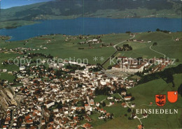 12608804 Einsiedeln SZ Fliegeraufnahme Mit Kloster Einsiedeln - Other & Unclassified