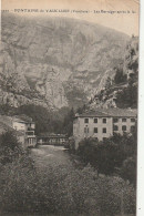 LE 2-(84) FONTAINE DE VAUCLUSE - LES BARRAGES APRES LE LAC - 2 SCANS - Other & Unclassified