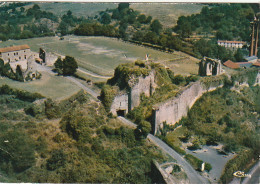 LE 3-(85) TIFFAUGES - VUE AERIENNE - CHATEAU DE GILLES DE RAIS DIT " BARBE BLEUE "- LES RUINES- CARTE COULEURS - 2 SCANS - Other & Unclassified