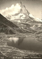 12608452 Matterhorn VS Mit Riffelsee Matterhorn - Sonstige & Ohne Zuordnung