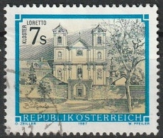 Série Abbayes Et Monastères, Timbre Autriche Oblitéré "Klooster Loretto" 1987 N° 1723 - Used Stamps