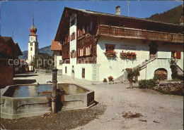 12608420 Fanas Praettigauerhaus Mit Dorfbrunnen Fanas - Andere & Zonder Classificatie