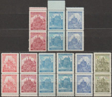 043/ Pof. 57-61, Basic Colors, Border Pairs - Unused Stamps