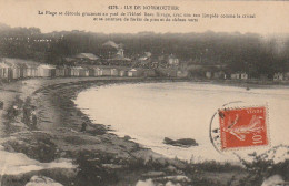 LE 4-(85) ILE DE NOIRMOUTIER - LA PLAGE , L' HOTEL BEAU RIVAGE ET SA CEINTURE DE PINS ET CHENES VERTS- 2 SCANS - Ile De Noirmoutier