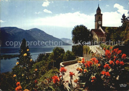 12607791 Ronco Sopra Ascona Kirchenpartie Lago Maggiore Ronco Sopra Ascona - Altri & Non Classificati