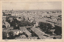 LE 4-(85) CROIX DE VIE - PANORAMA  - 2 SCANS  - Saint Gilles Croix De Vie