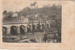 LE 4-(85) MORTAGNE SUR SEVRE - LE PONT SUR LA SEVRE - 2 SCANS - Mortagne Sur Sevre