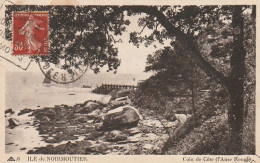 LE 5-(85)  ILE DE NOIRMOUTIER - COIN DE COTE ( L' ANSE ROUGE) - 2 SCANS - Noirmoutier