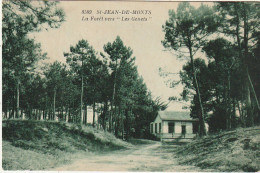 LE 5-(85) SAINT JEAN DE MONTS - LA FORET VERS " LES GENETS " - 2 SCANS  - Saint Jean De Monts