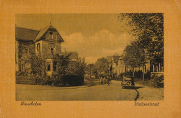 Winschoten Stationstraat Levendig Oude Auto # 1943     4399 - Winschoten