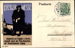 Entier Postal CPA Leipzig In Sachsen, Messe, PP 27 B 47 - Altri & Non Classificati