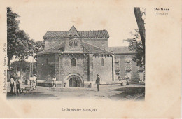 LE 8-(86) POITIERS - LE BAPTISTERE SAINT JEAN  - ANIMATION - 2 SCANS - Poitiers