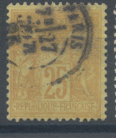 Lot N°82865   N°92, Oblitéré Cachet à Date De PARIS - 1876-1898 Sage (Type II)
