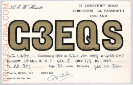 Ad9118 - GREAT BRITAIN - RADIO FREQUENCY CARD - England - 1949 - Radio