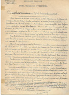 Postes 503 Spécial Circulaire Du 1 Août 1915 Receveurs N° 506 & Facteurs Receveurs N° 480 - Franchise Militaire Danemark - Lettres & Documents