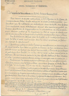 Postes 503 Spécial Circulaire Du 1 Août 1915 Receveurs N° 506 & Facteurs Receveurs N° 480 - Franchise Militaire Danemark - Covers & Documents