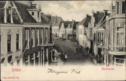 CPA Delfzijl Groningen, Marktstraat, Hotel Delfzijl - Autres & Non Classés