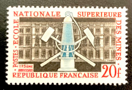1959 FRANCE N 1197 ÉCOLE NATIONALE SUPERIEURE DES MINES 175e ANNIVERSAIRE - NEUF** - Ungebraucht