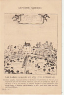 LE 10-(86) LE VIEUX POITIERS - LES ARENES ROMAINES EN 1699 ( VUE INTERIEURE ) - GRAVURE - 2 SCANS - Poitiers