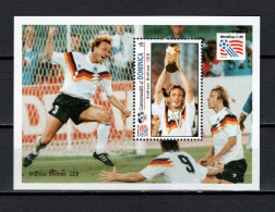 Dominica 1993 Football Soccer World Cup, Andreas Brehme S/s MNH - 1994 – USA