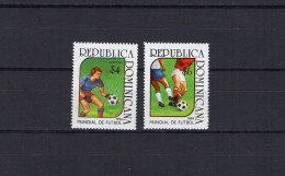 Dominican Republic 1994 Football Soccer World Cup Set Of 2 MNH - 1994 – Verenigde Staten