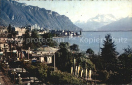 12602762 Montreux VD Pavillon Des Sports Et Les Dents Du Midi Lac Leman Genferse - Andere & Zonder Classificatie