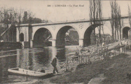 LE 13-(87) LIMOGES - LE PONT NEUF - ANIMATION - 2 SCANS - Limoges