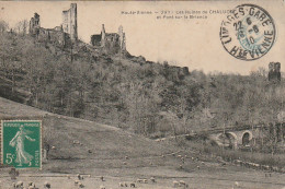 LE 13-(87) LES RUINES DE CHALUCET ET PONT SUR LA BRIANCE - 2 SCANS - Andere & Zonder Classificatie